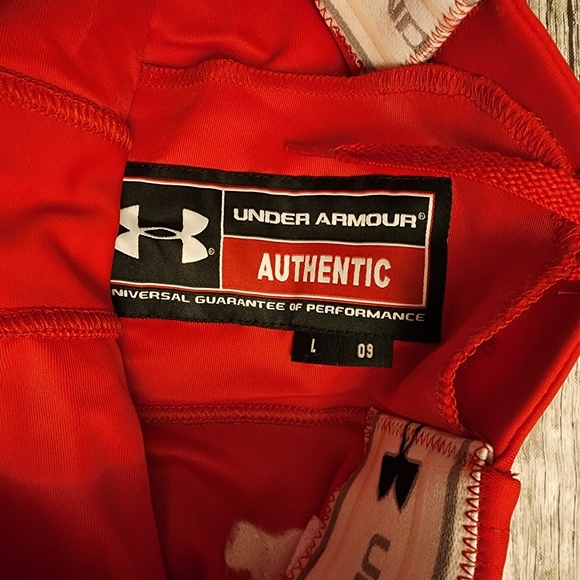 Under Armour mens red and white football pants. No padding. Large - Picture 3 of 3